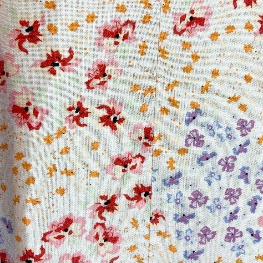 Cotton On Linen Blend Floral Mini Dress - Picture 3 of 6